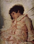 Ilia Efimovich Repin Artist daughter oil painting reproduction
